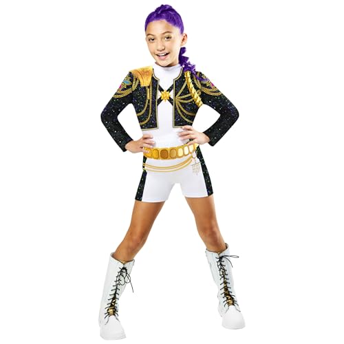 Rubies Offizielles Netflix K-Pop Demon Hunters Rumi Gold Classic Kinderkostüm, Verkleidung für Kinder, Größe 9-10 Jahre