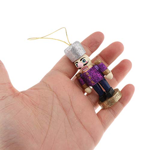 oshhni Conjunto de Enfeites de Natal 12x 6,5-7,5 Cm Quebra-nozes para Escritório No Pátio Da Casa Da