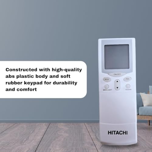 Image of BLACKSHEEP Compatible with Hitachi Ac Remote 1.5 ton Original Model 68A 433kHz Suitable for Logicool Series of 1 2 Ton Split and Window Air Conditioner