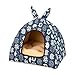 ï¼¡ï¼·ï¼¨ï¼¡ï¼¯ Dog Cat Bed Pet Tent Cave Bed Soft Indoor Washable Self Warming Cat House Pet Cat Nest for Dog Poodle Puppy Cats Pomeranian, cat M