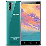 Smartphone ohne Vertrag Android 9.0 Handy 5.0 Zoll FHD + Display, 16 GB ROM 128 GB Erweiterbar, Dual-SIM-Smartphone-Bundle, Gesichts-ID, 3400 mAh, Dreifachkamera 4G Günstig Handy