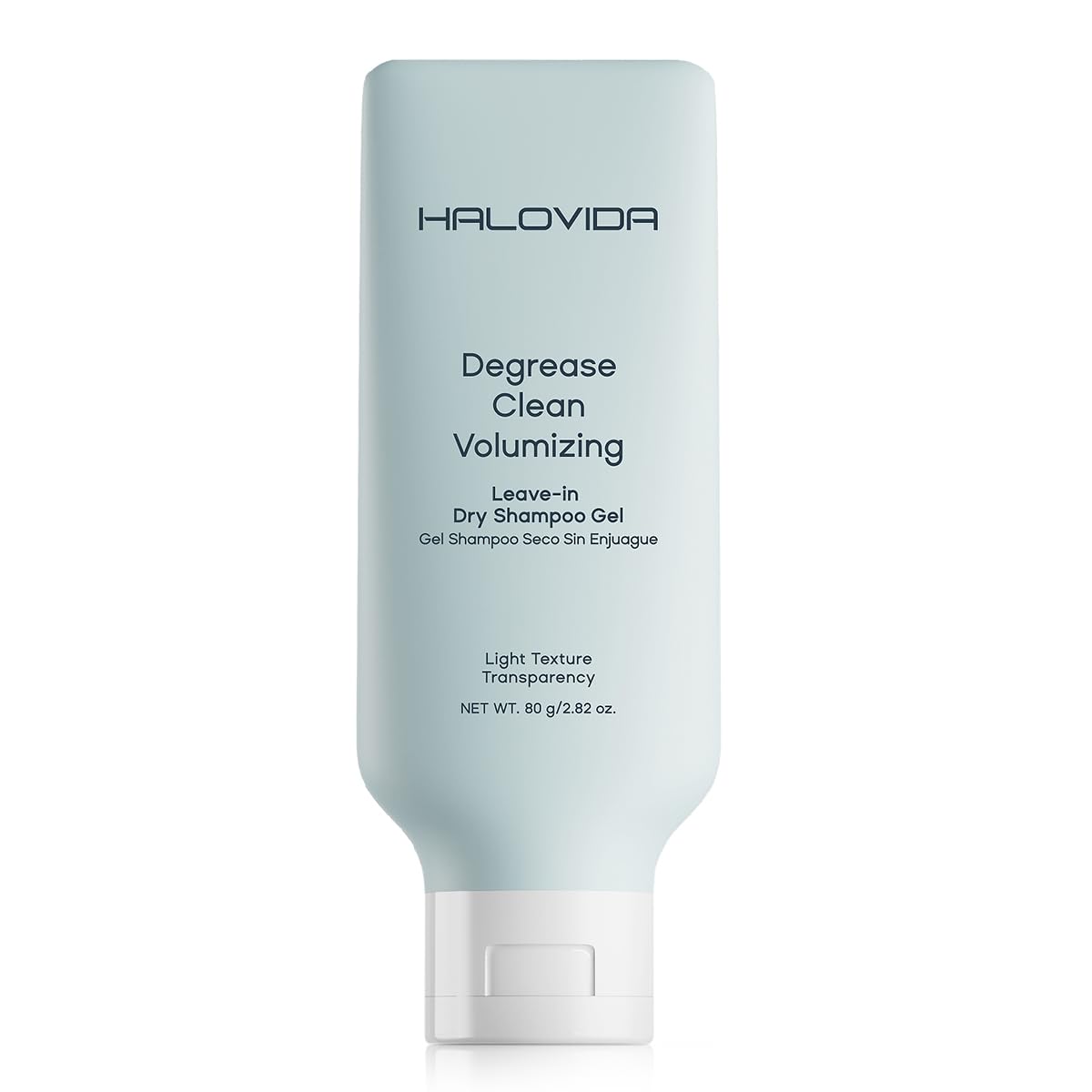 HALOVIDA Leave-In Dry Shampoo Gel, Instant Oil & Odor Control, Non-Aerosol