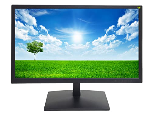 1stPV 19.5” Super HD 5MP/2592×1944 Professional Security Monitor, Direct BNC Input for HD-TVI/AHD/CVI Cameras, No DVR Required, 1 HDMI + 2 BNC In / 1 BNC Out, 16:9, 24/7 Surveillance Display