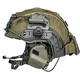 Tactical Bump Helmet 5-in-1 Set with Headset & Light, Airsoft Fast Helmet for Paintball, Outdoor Field Training, Cosplay