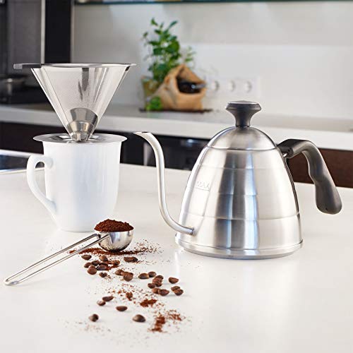 Westmark Waterkoker met zwanenhals, met thermometer, geschikt voor inductie, Brasilia Plus, 18/8 roestvrij staal… - Image 7