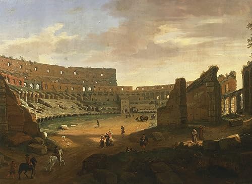 Lienzo del Coliseo de Van Wittel: decoración artística de 60x90cm para un dormitorio elegante