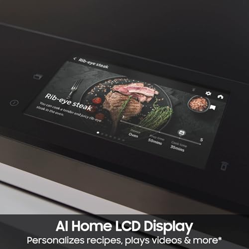 Image of Samsung Bespoke 6.3 cu. ft. Smart Slide-In Induction Range with AI Home & Smart Oven Camera, Stainless Steel, NSI6DG9900SRAA