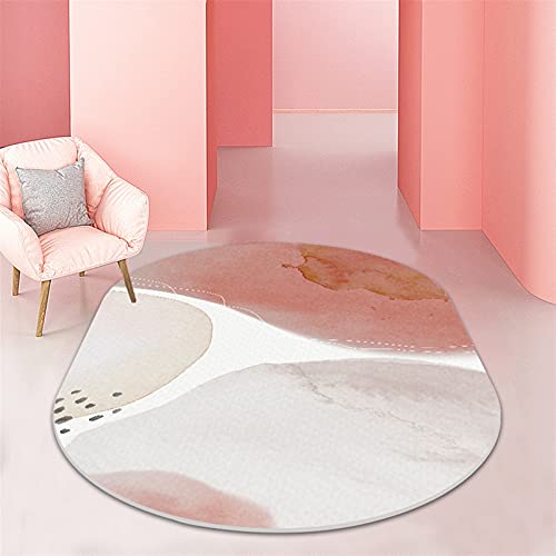 Tapis de chambre moderne ovale N 120x160cm pour sol