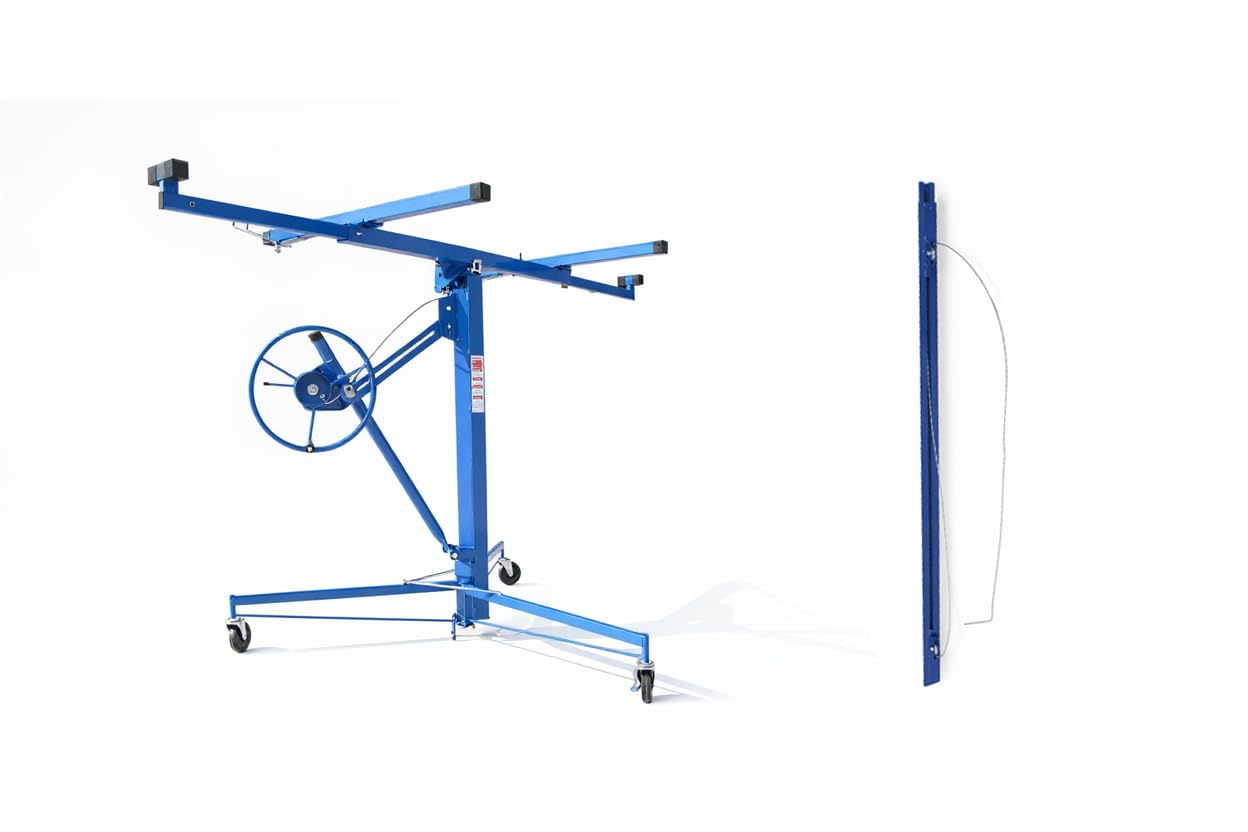 Plattenheber mit Verlängerung für Trockenbau, Rigipsplatten | Traglast 68 kg | XXL Heber