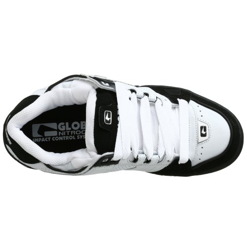 Image of Globe Men's Sabre Sneaker,White /Black Skull,14 M US