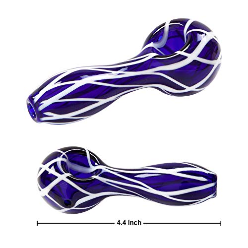 Horns Bee 4.4 Inches Glass Decorative Bowl with Drop Proof Box Packaging(Blue)