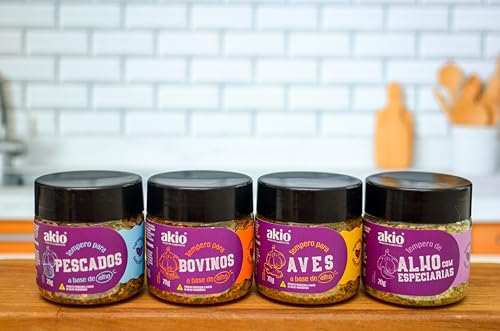 Akio Tempero Alho 70G Com Especiarias