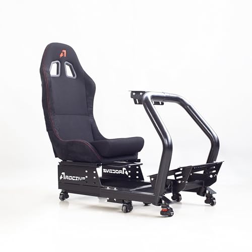 Image of azracing SF Retractable Modular Racing Simulator Cockpit with Foldable Seat