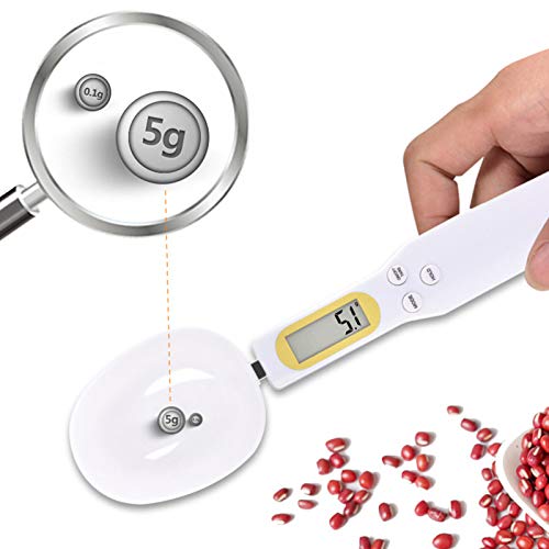 500G/0.1G Weighing Balance Tool- Portable Lcd Digital Display Electronic Measuring Spoon Scale High Accuracy For Kitchen Food Spice Salt #TOP6