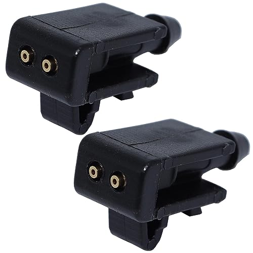 2 Pack Car Windshield Washer Wiper Water Jet Spray Nozzle Windscreen Washer Jets，for Renault Megane MK2 MK3 2002-2015