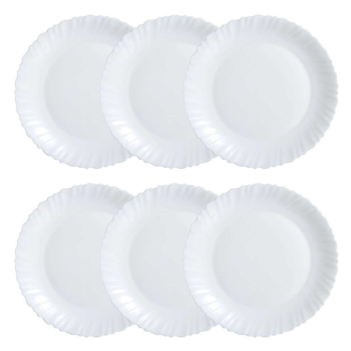 Luminarc Feston 6 Fuente Redonda Opal Apto Microondas Apto Frigorífico Reciclable