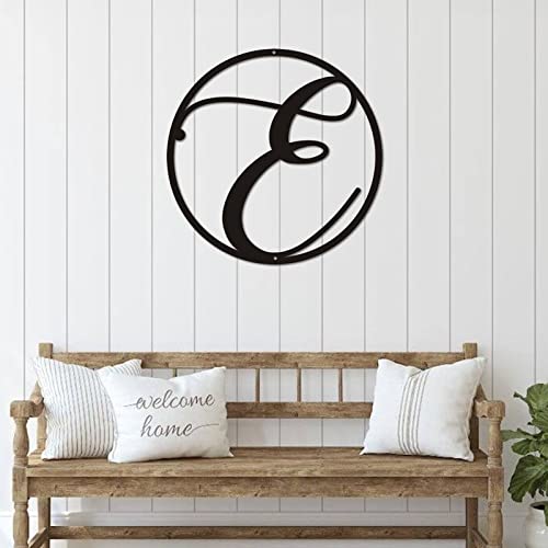 Lettre initiale en métal E cadeau Fête des Mères élégant et durable - 4
