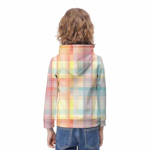 Sweat à capuche imprimé 3D Schéma de Couleurs 9 : cadeau idéal 7-9 ans