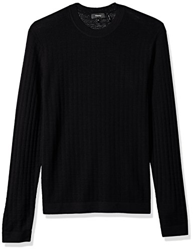 Theory Men's Crewneck Sweater, Black, XXL