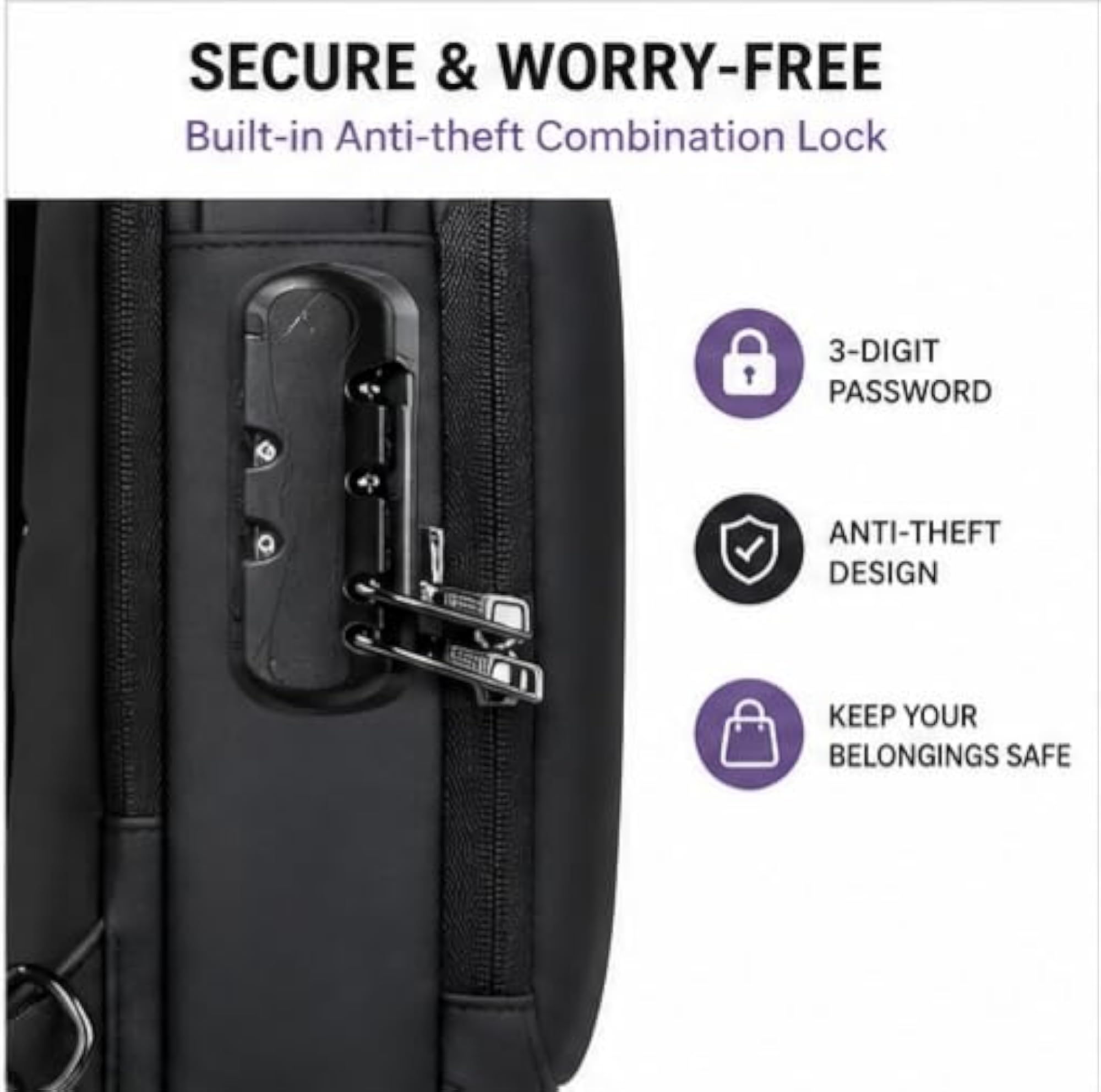 Waterproof Chest Bag USB Crossbody Sling Bag for Men