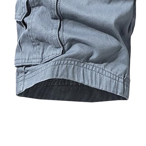 Short cargo pour homme gris 7 taille 30 style camouflage militaire ample - 6