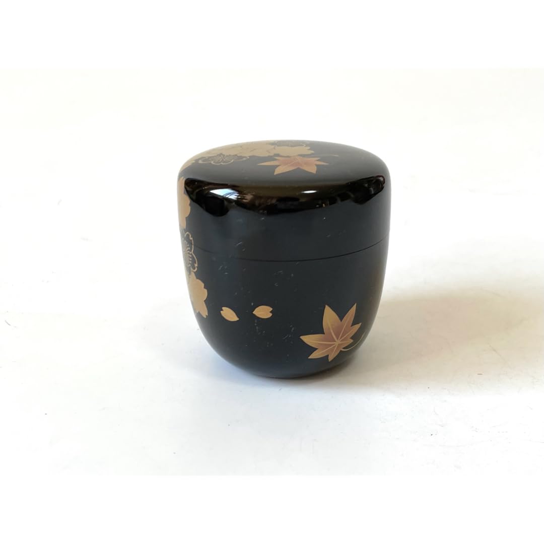 塗師　湖春　雲錦　中棗　桜　紅葉　蒔絵　棗　なつめ　茶道具　共箱 Amazon.co.jp: 塗師 湖春 雲錦 中棗 桜 紅葉 蒔絵 棗 なつめ