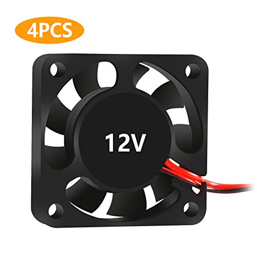 40mm x 10mm DC 12V / 24V Brushless Cooling Fan Oil Bearing 3D