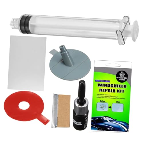 OSOLADY 1 Set Windshield Repair Kit Portable Auto Repair Tools Complete for Car Window Cracks Easy to Use Restores Transparency Versatile for Various Car Models