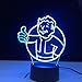 Produktbild Spiel Fallout Shelter Logo 3D LED Nachtlicht Kinder Kind Schlafzimmer Dekoration Cool Event Nachtlicht Bunte USB Tischlampe