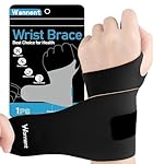 Wrist Brace,Carpal Tunnel Wrist Brace Wrist Wraps Ultra Thin Elastic Wrist Brace Compression Wrist Straps Wrist Support for Carpal Tunnel Arthritis Tendonitis Sprains Wrist Pain（M-Black）