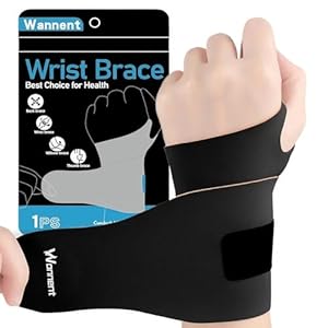 Wrist Brace,Carpal Tunnel Wrist Brace Wrist Wraps Ultra Thin Elastic Wrist Brace Compression Wrist Straps Wrist Support for Carpal Tunnel Arthritis Tendonitis Sprains Wrist Pain（M-Black）