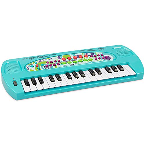aPerfectLife Baby Piano Keyboard, 32 Keys Multifunction Electronic Kids Keyboard Piano Musical Instrument Toys for 3 Year Old Girls Boys (Blue)