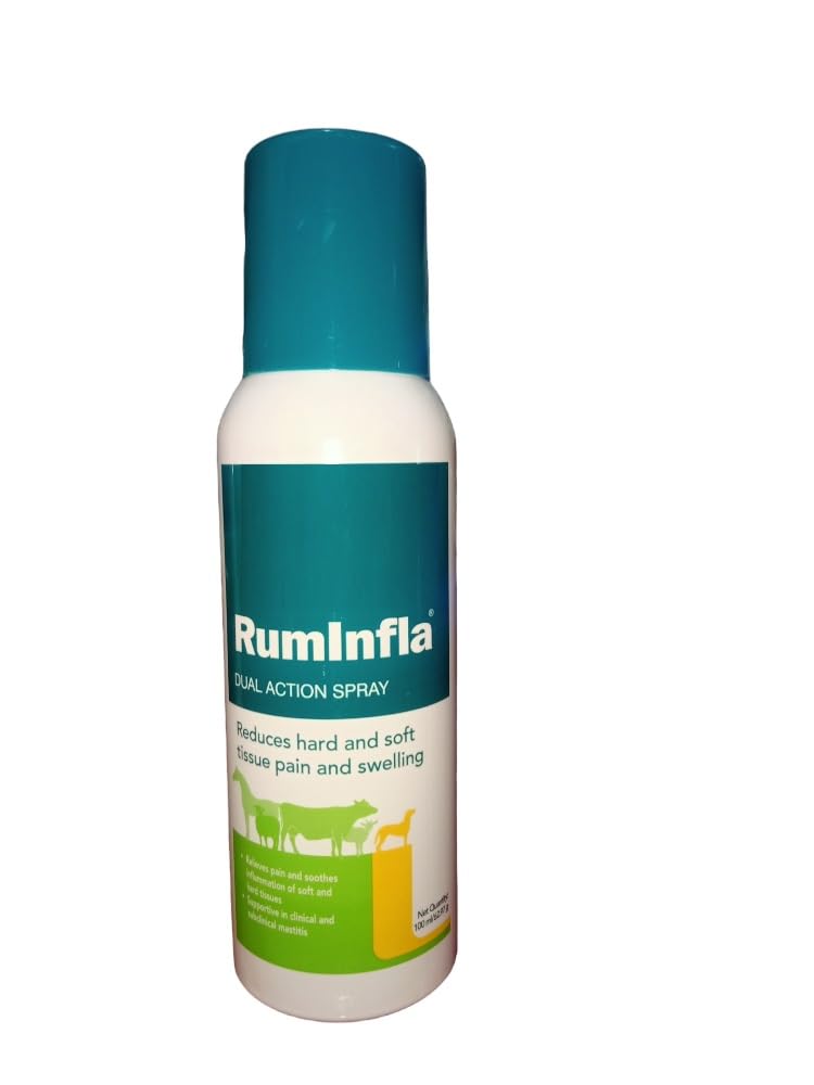 See full amazon price history chart for RUMINFLA Dual Action Spray Reduces Hard & Soft Tissues Pain & Swelling in Goat,Sheep,Cow,Calf,Buffalo,Horse (100ml) RUMINFLA Dual Action Spray Reduces Hard & Soft Tissues Pain & Swelling in Goat,Sheep,Cow,Calf,Buffalo,Horse (100ml) (B0CGXJTYXP) Amazon Price History, Amazon Price Tracker