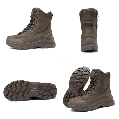 Men's Lightweight Tactical WorkMilitary Combat Motorcycle Boots 7 Inch Army Desert Jungle Hiking Boots2