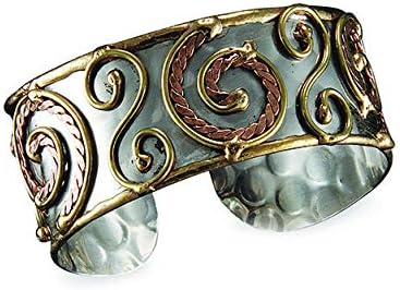 Jewelry Janya Collection Mixed Metal Cuff Bracelet