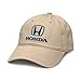 Honda Blue H Logo Adjustable Baseball Hat, Stone, One Size