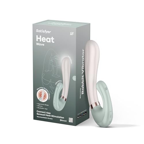 Satisfyer Heat Wave Connect App Vibrateur Rabbit | violet | 20 cm