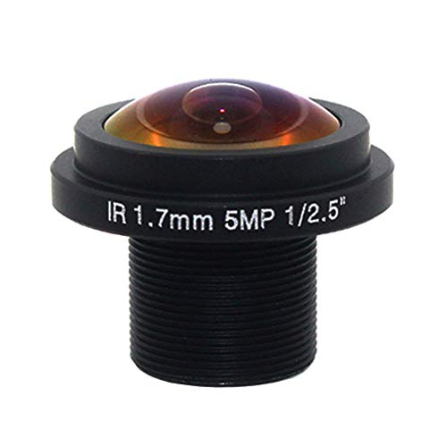 Yohii Wide Angle Fisheye Lens 1.7mm 180 Degree HD 5 Megapixel Lens for CCTV IP Camera Panoramic CCTV Camera Lens