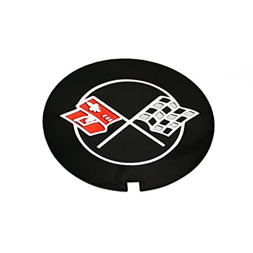 Image of 1Pc 1969-1982 Corvette Camaro Z28 Valve Cover Emblem 3D Badge Sticker Decal Replacement for Corvette 3946860