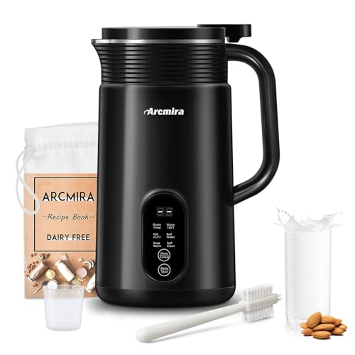 𝟲 𝗶𝗻 𝟭 Nut Milk Maker Machine, 20 oz(600ml) Homemade Almond, Soy, Oat, Plant-Based and...