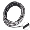 Weather Stripping Brush for Sliding Windows/Doors Frame Side,Pile Self Adhesive Weatherstrip Seal Strip Sealer Draft Stoppers (16.5ft(5m), Grey)