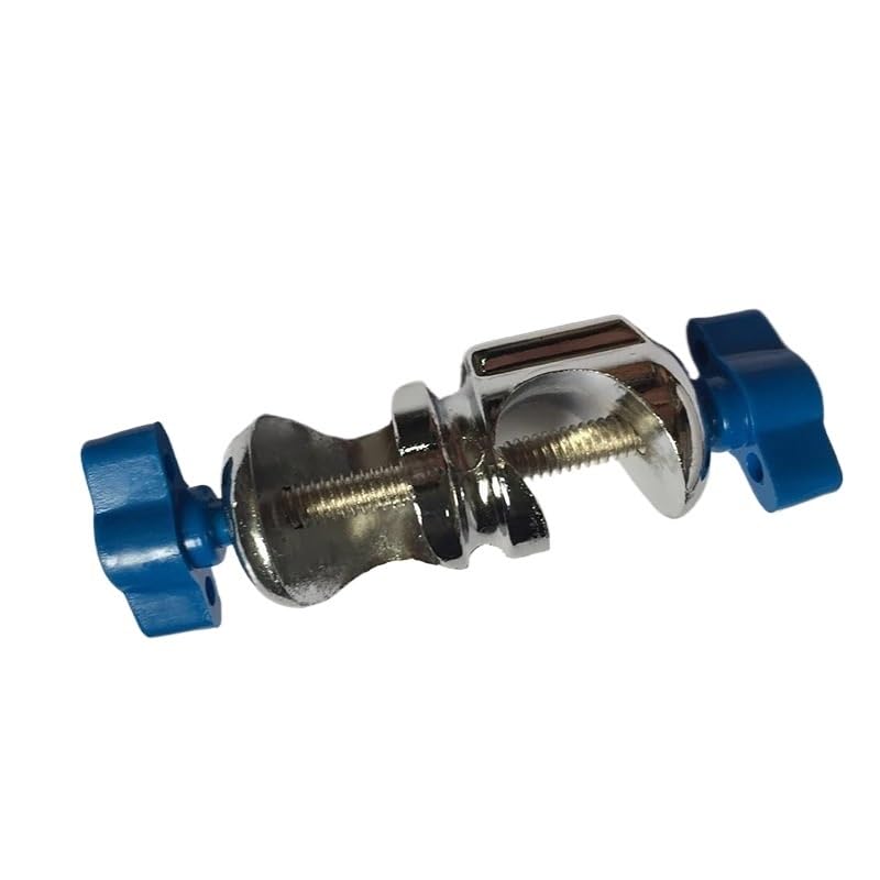 Cross clamp - Z-Type, Chrome Plated Finish with Plastic Headed Screws. for rods up to 15mm in Diameter