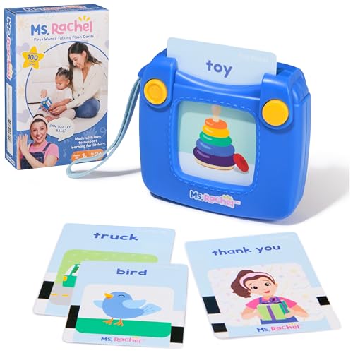 Ms. Rachel First Words Flash Cards, Electronic Card Reader, 100 Words |…