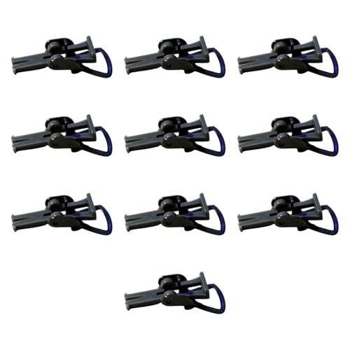 Menolana 10x HO Scale Train Coupler, Professional 1.8cm Hobby Train Coupler for 1:87 Scale Locomotives