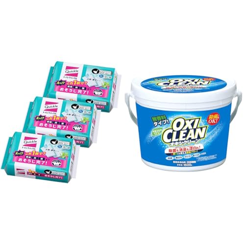 �N�C�b�N�� �y�Z�b�g�����z �y�܂Ƃߔ����z �g�C�� �߂����p �W�����{�p�b�N �~���g 20�� × 3��+OXICLEAN(�I�L�V�N���[��) 1500g �_�f�n�Y���� ���u�� �V�~���� �E�ʊ����ܕs�g�p ������