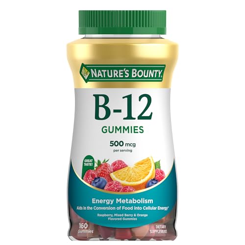 Nature's Bounty Vitamin B12 Gummies, Dietary...