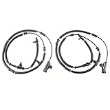 Rear Wheel Speed ABS Sensor Left and Right fit for 2008 2009 2010 2011 Chrysler Town & Country, Dodge Grand Caravan, VW Routan, Driver Passenger Side, ALS2008, 2pcs