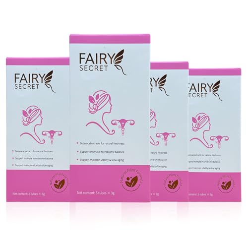 FAIRY SECRET Vaginal Moisturizing Gel with Hyaluronic Acid & Vitamin E, Long Lasting, Hormone Free, pH Balanced, for Dryness Women, 20 Pre-Filled Tubes
