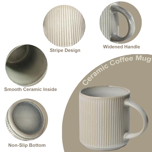 Set de 4 Mugs de Cerámica Blanca 12 oz miniatura 7
