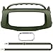 co2CREA Case Silicone for JBL Charge 5 WiFi and Portable Bluetooth Speaker, Portable Ultra-light Protective Sleeve with Carabiner and Shoulder Strap